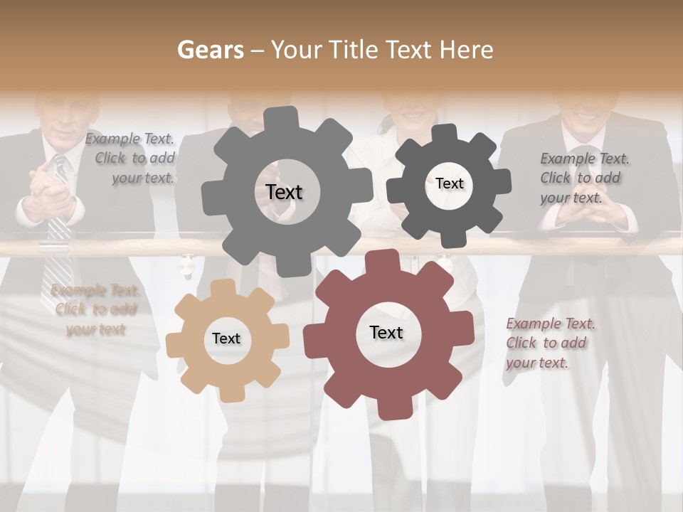 African Descent Team Financial Advisor PowerPoint Template