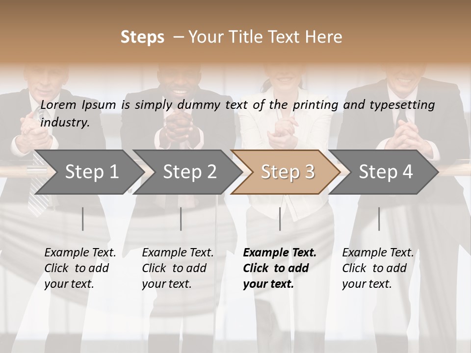 African Descent Team Financial Advisor PowerPoint Template