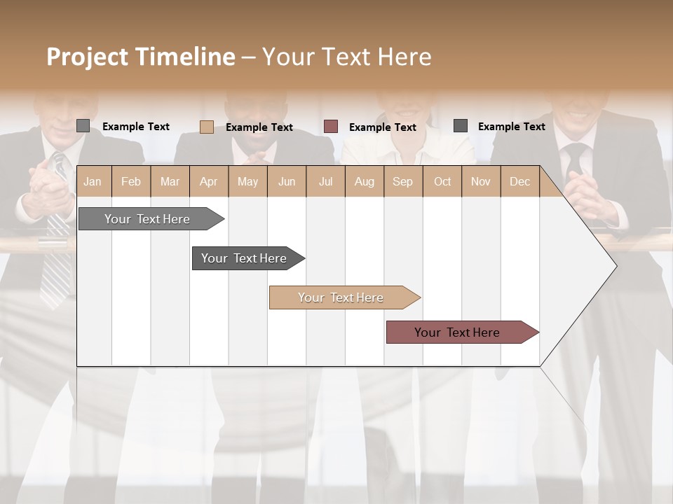 African Descent Team Financial Advisor PowerPoint Template