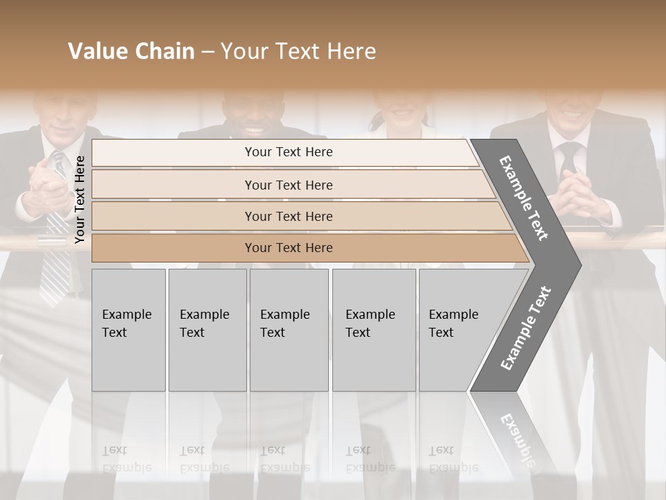 African Descent Team Financial Advisor PowerPoint Template