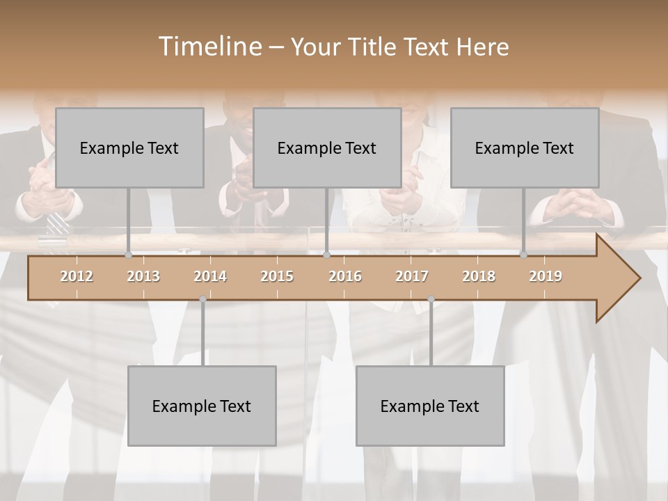 African Descent Team Financial Advisor PowerPoint Template