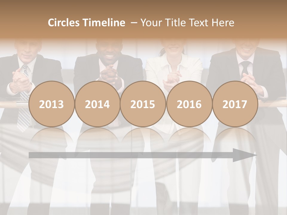 African Descent Team Financial Advisor PowerPoint Template