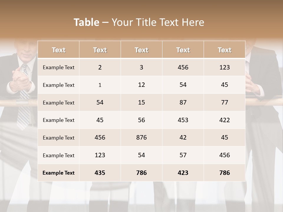 African Descent Team Financial Advisor PowerPoint Template