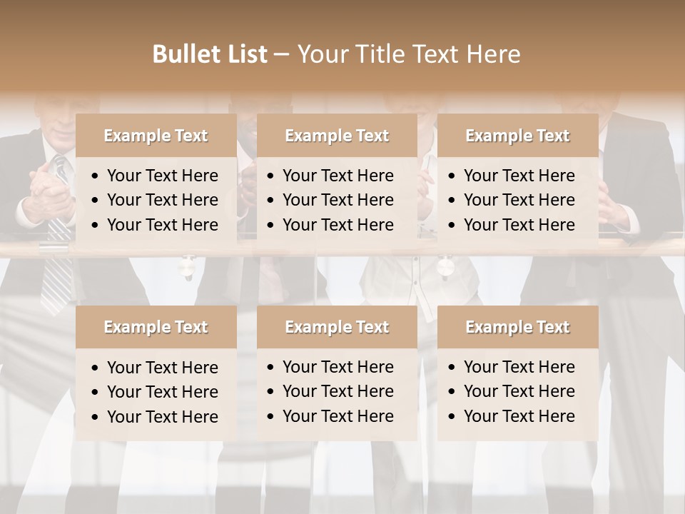 African Descent Team Financial Advisor PowerPoint Template