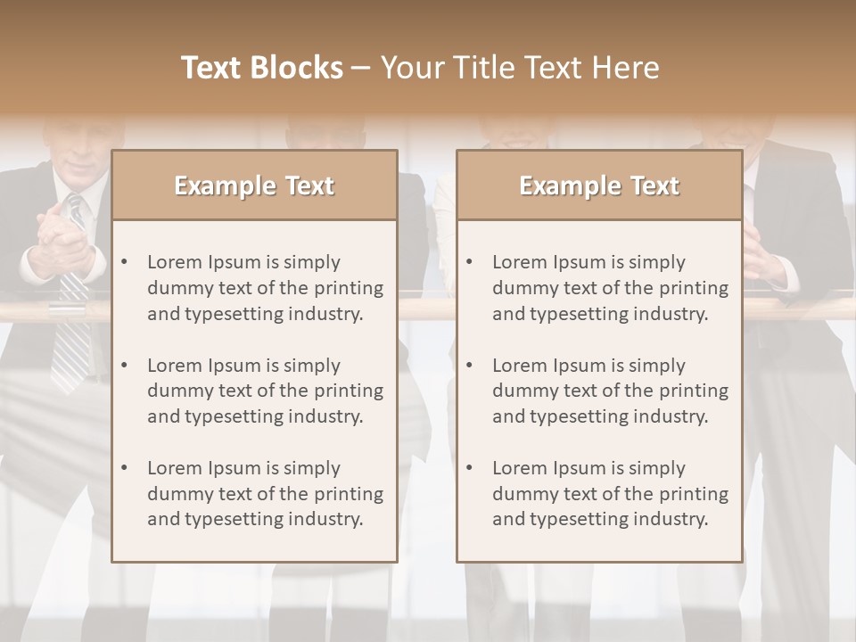 African Descent Team Financial Advisor PowerPoint Template