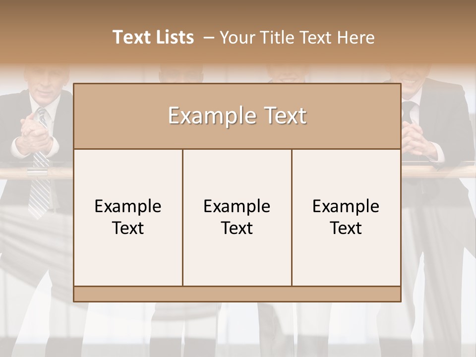 African Descent Team Financial Advisor PowerPoint Template