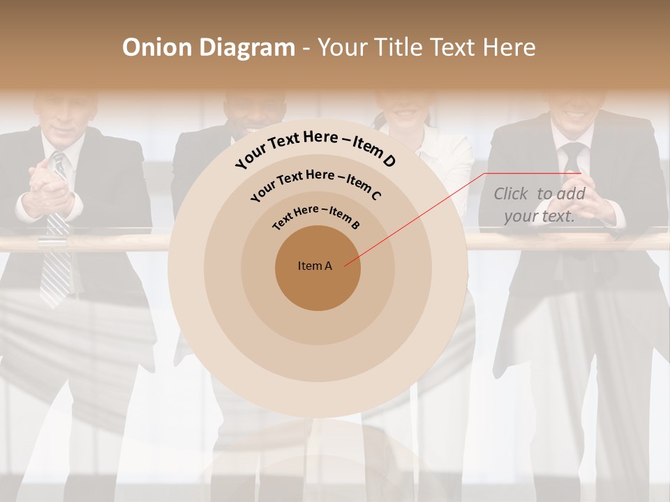 African Descent Team Financial Advisor PowerPoint Template