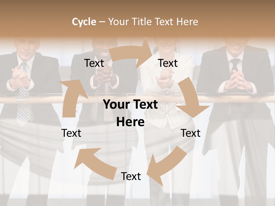 African Descent Team Financial Advisor PowerPoint Template