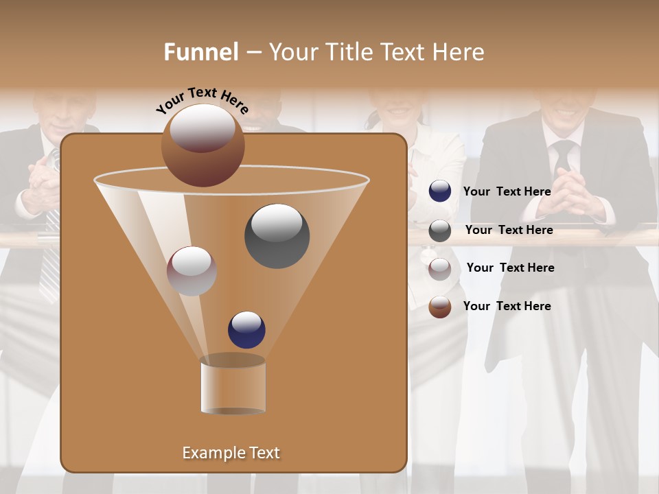 African Descent Team Financial Advisor PowerPoint Template