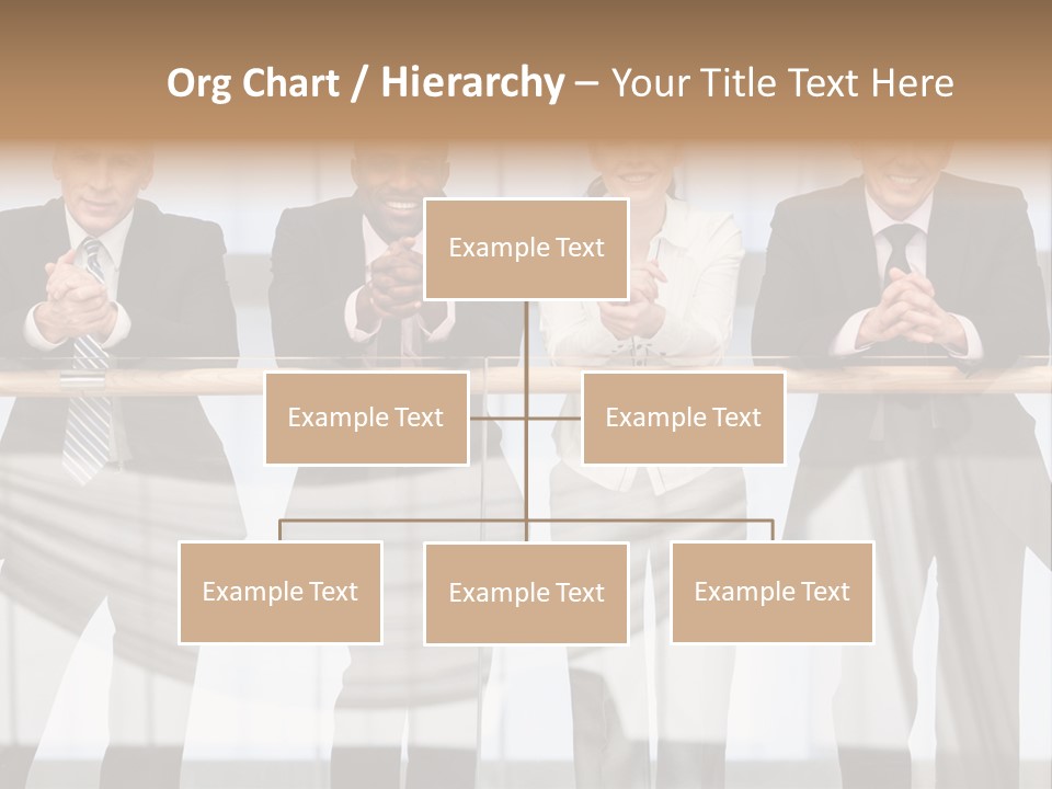 African Descent Team Financial Advisor PowerPoint Template