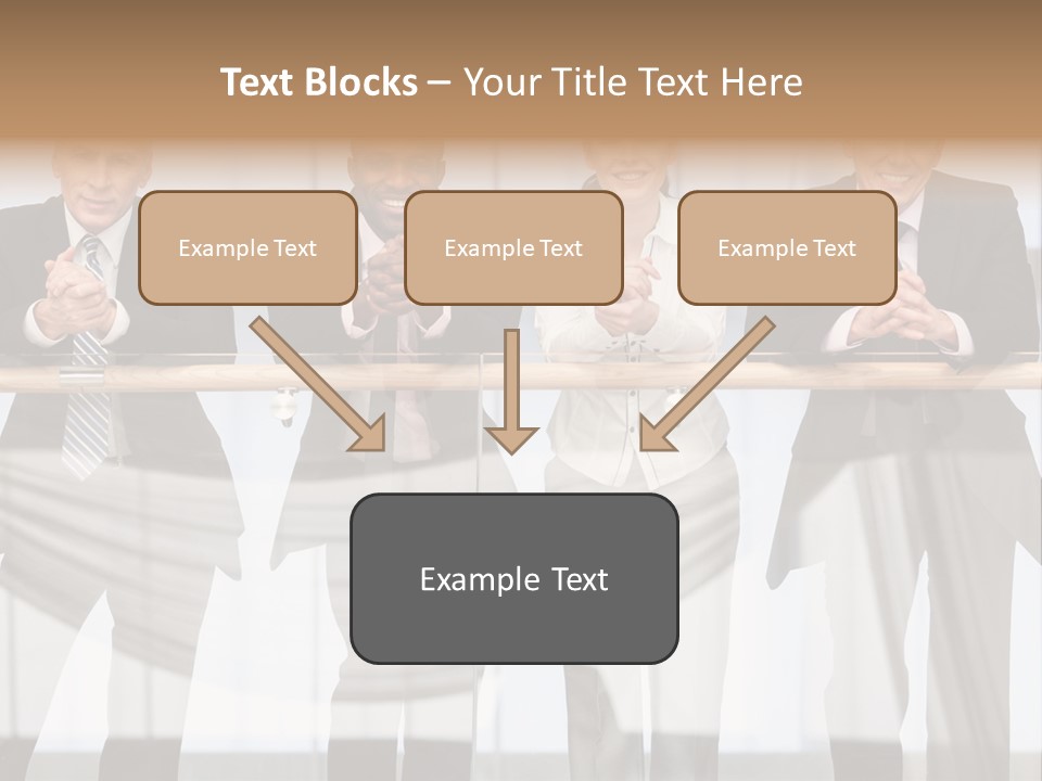 African Descent Team Financial Advisor PowerPoint Template