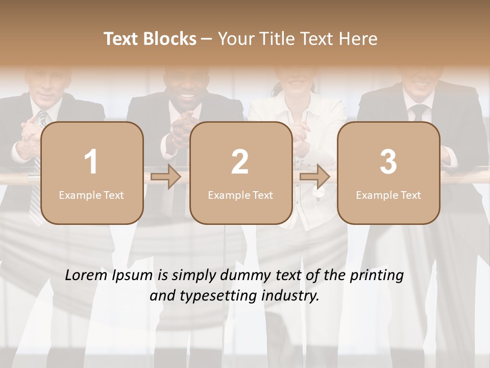 African Descent Team Financial Advisor PowerPoint Template