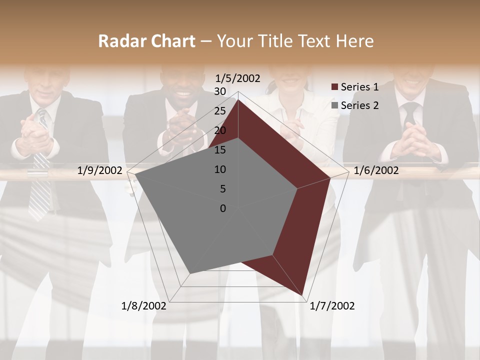 African Descent Team Financial Advisor PowerPoint Template