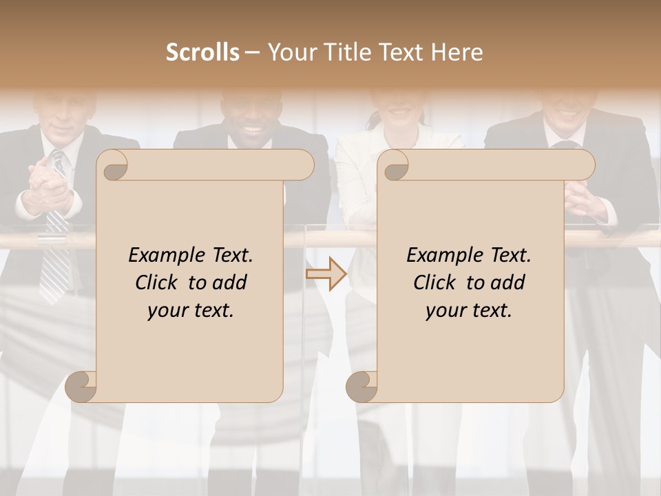 African Descent Team Financial Advisor PowerPoint Template