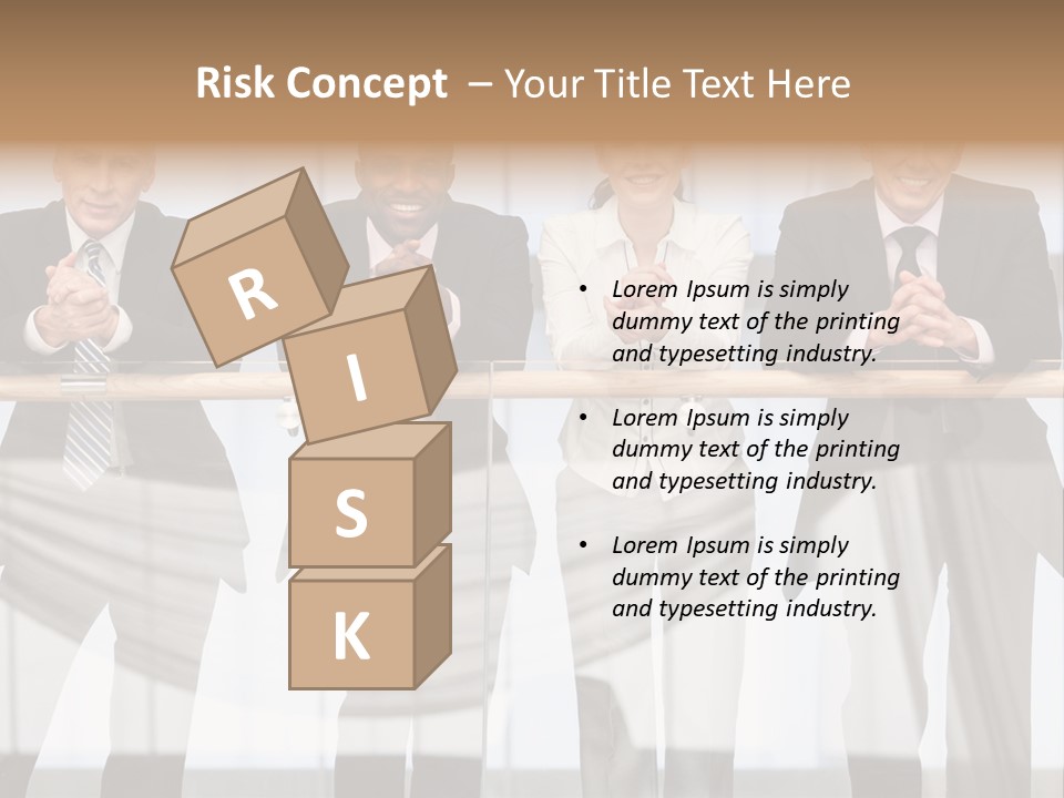 African Descent Team Financial Advisor PowerPoint Template