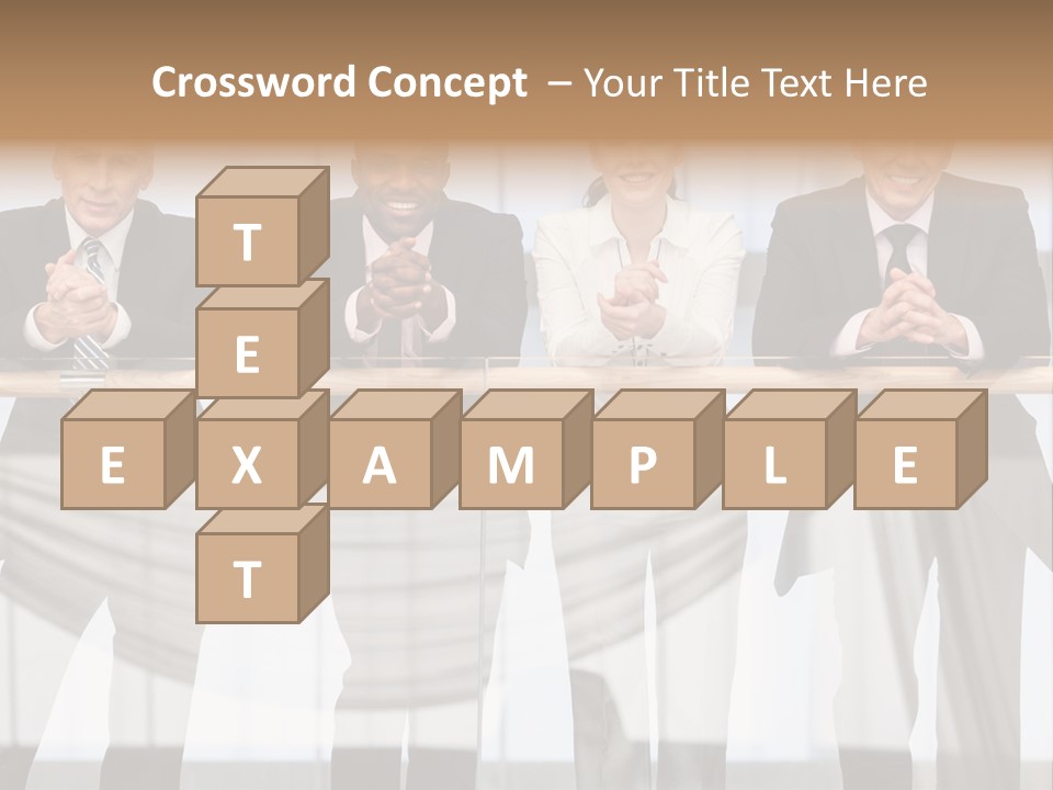 African Descent Team Financial Advisor PowerPoint Template