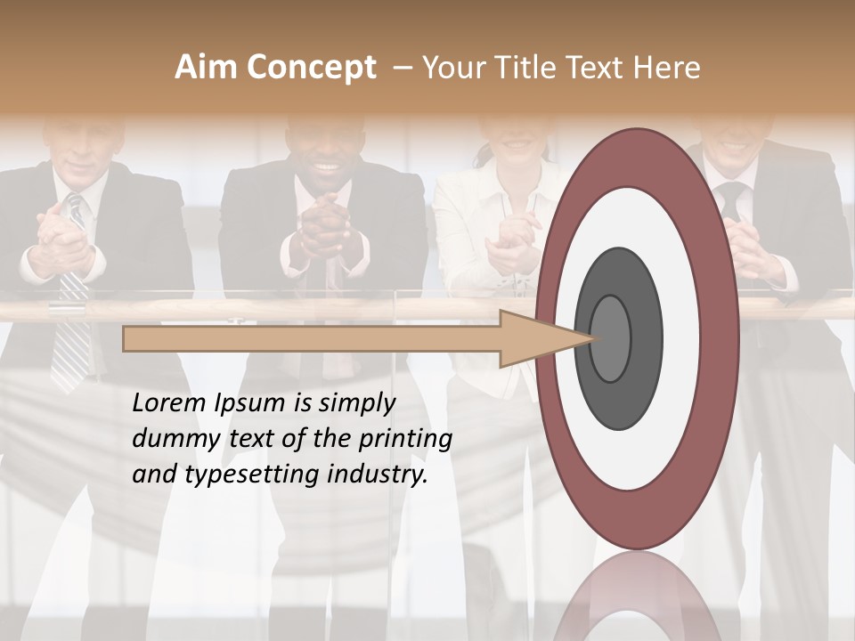 African Descent Team Financial Advisor PowerPoint Template