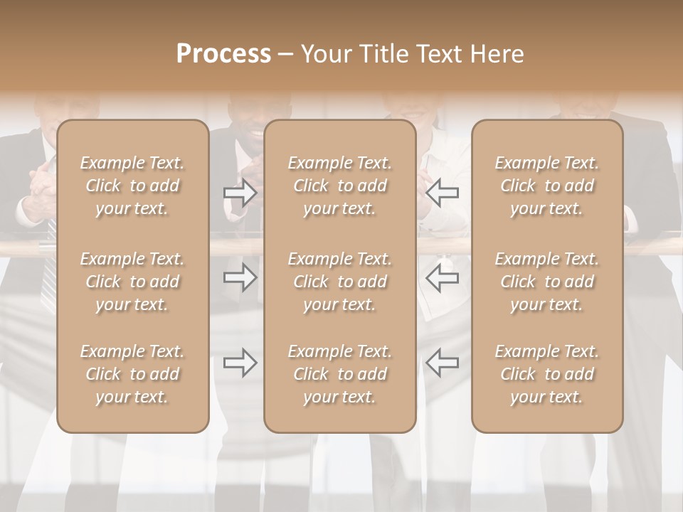 African Descent Team Financial Advisor PowerPoint Template