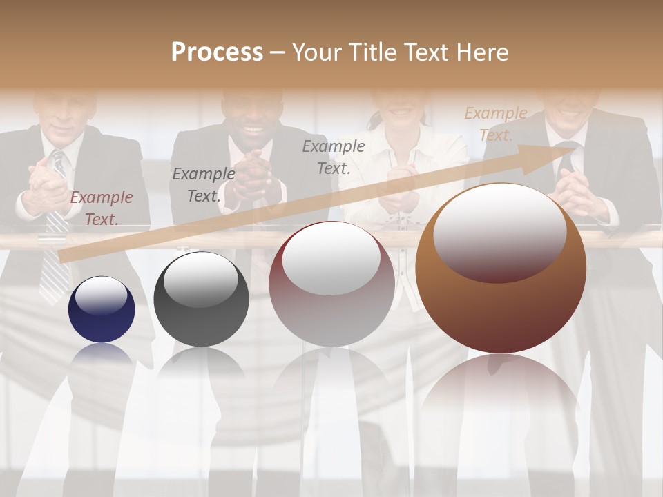 African Descent Team Financial Advisor PowerPoint Template