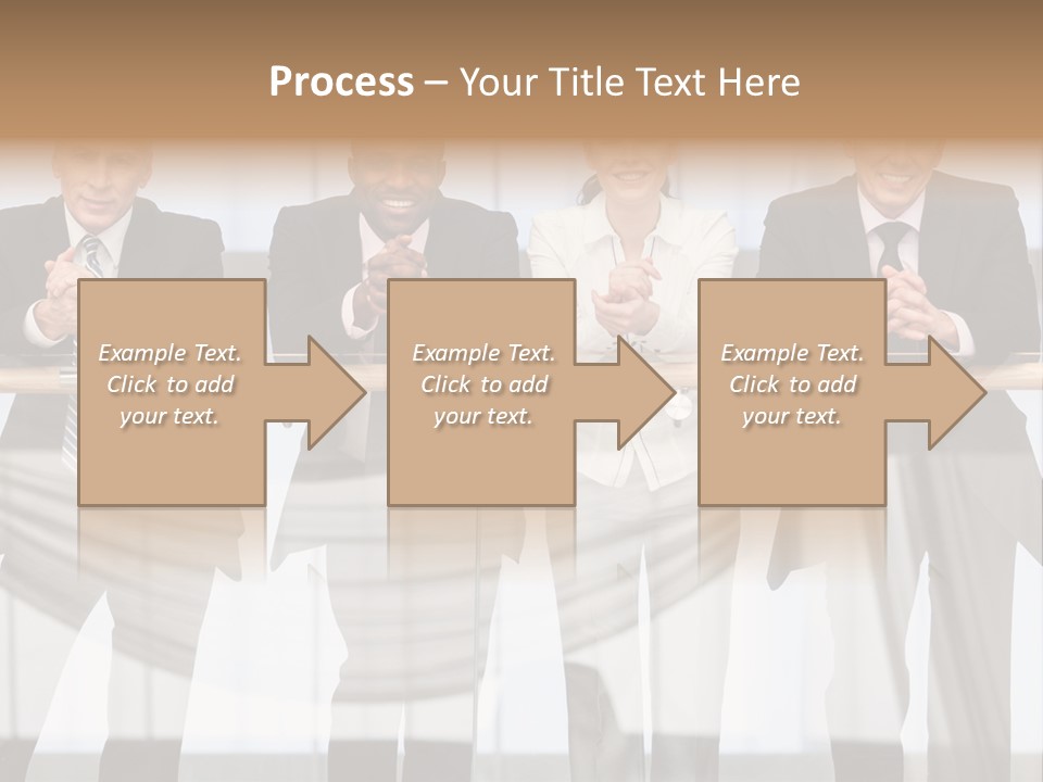 African Descent Team Financial Advisor PowerPoint Template