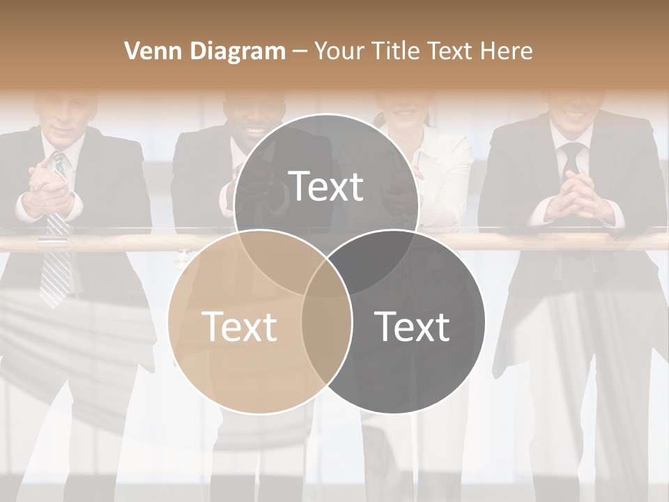 African Descent Team Financial Advisor PowerPoint Template