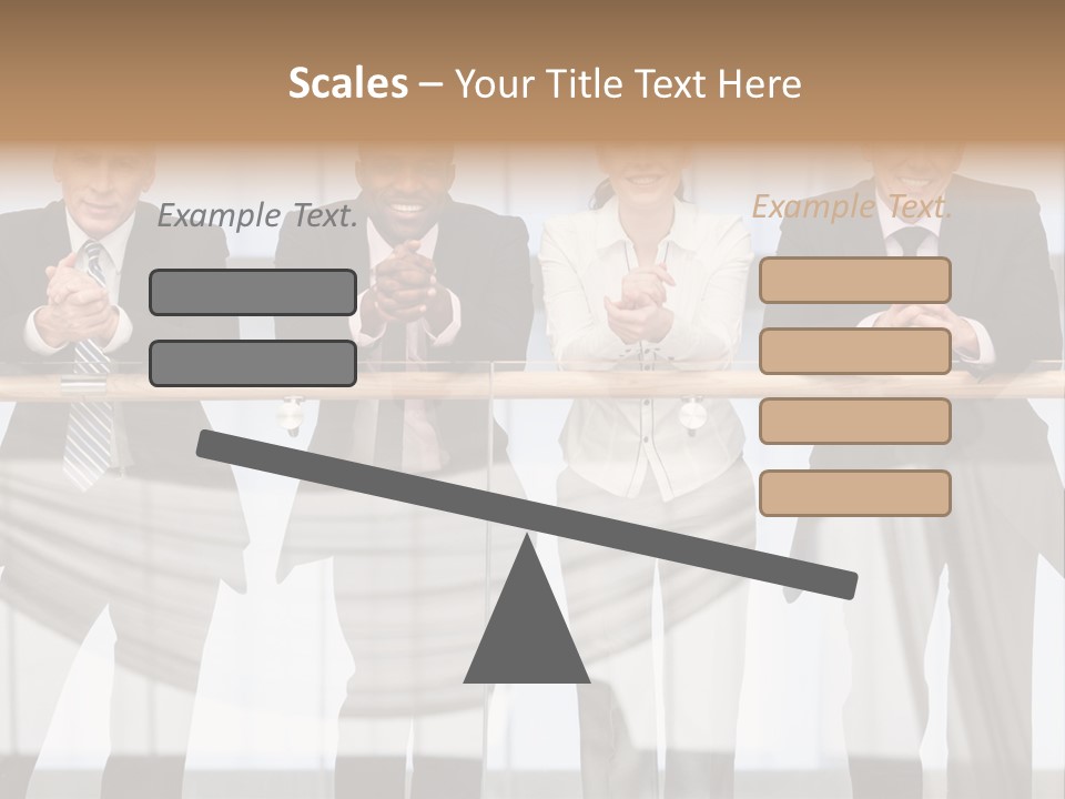 African Descent Team Financial Advisor PowerPoint Template