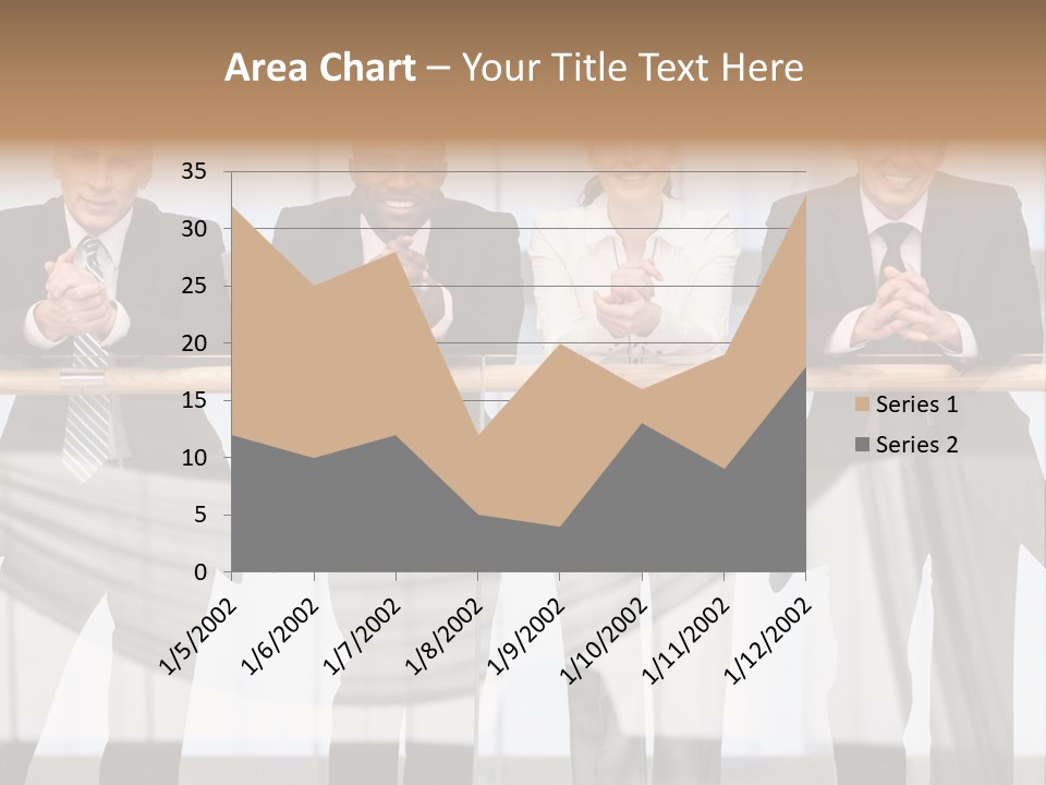 African Descent Team Financial Advisor PowerPoint Template