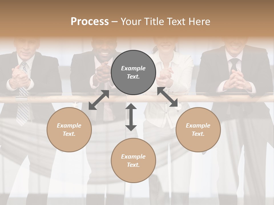 African Descent Team Financial Advisor PowerPoint Template