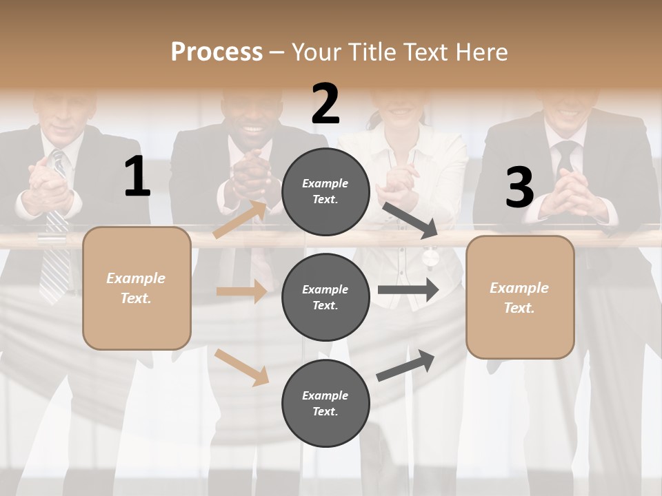 African Descent Team Financial Advisor PowerPoint Template