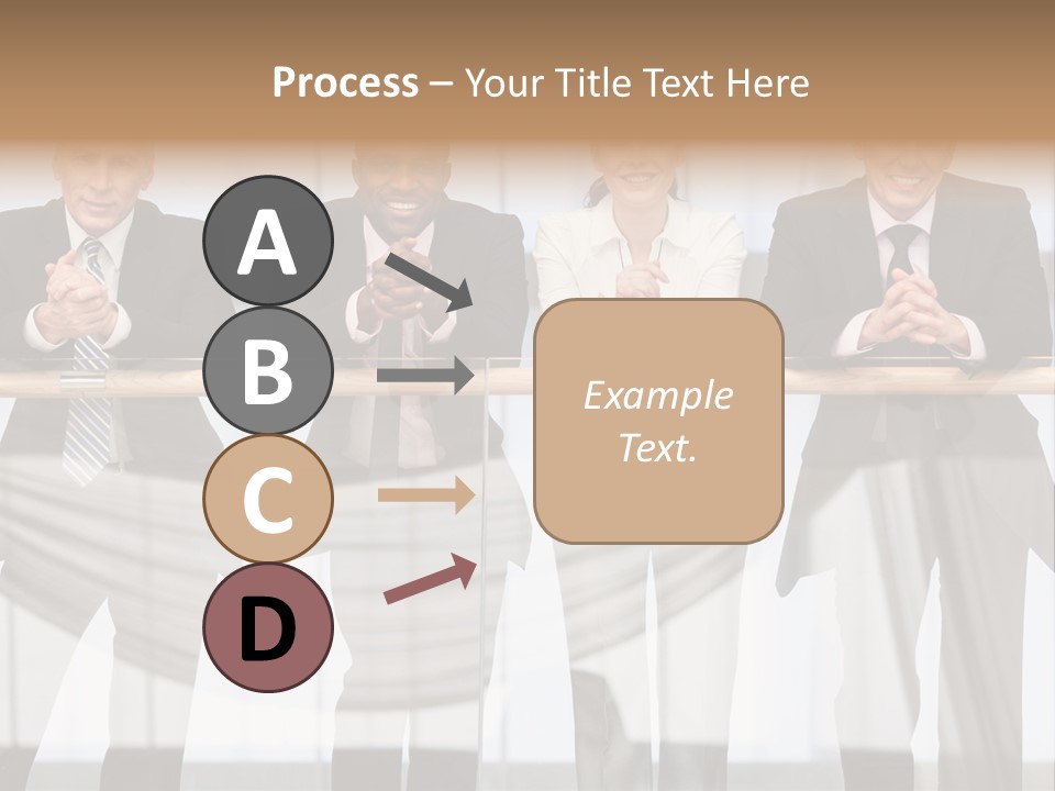 African Descent Team Financial Advisor PowerPoint Template