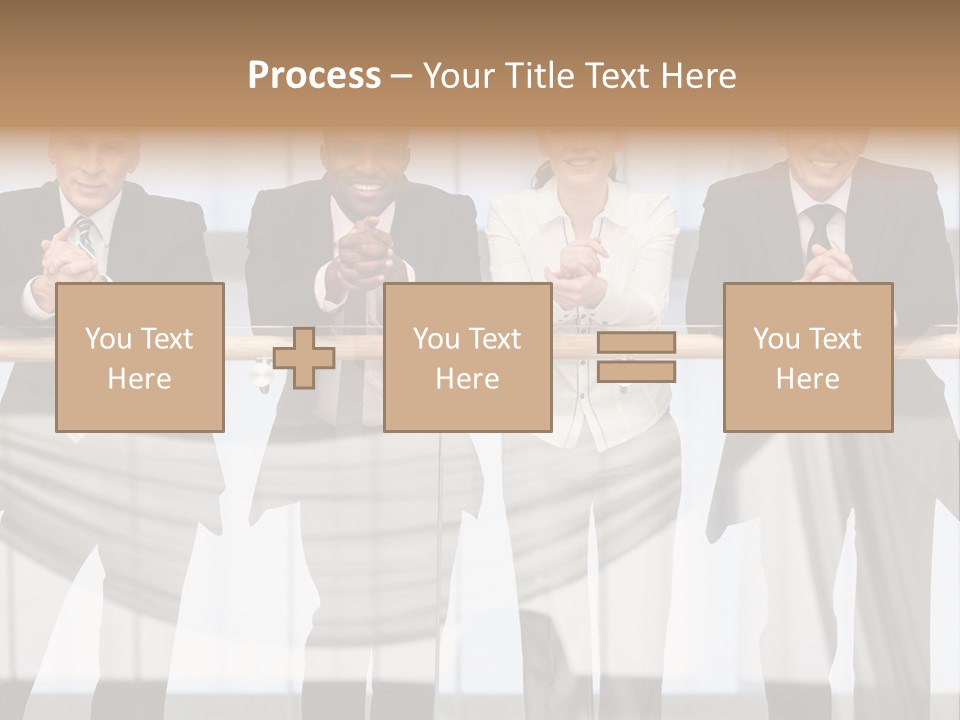 African Descent Team Financial Advisor PowerPoint Template