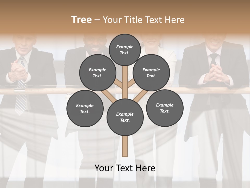 African Descent Team Financial Advisor PowerPoint Template