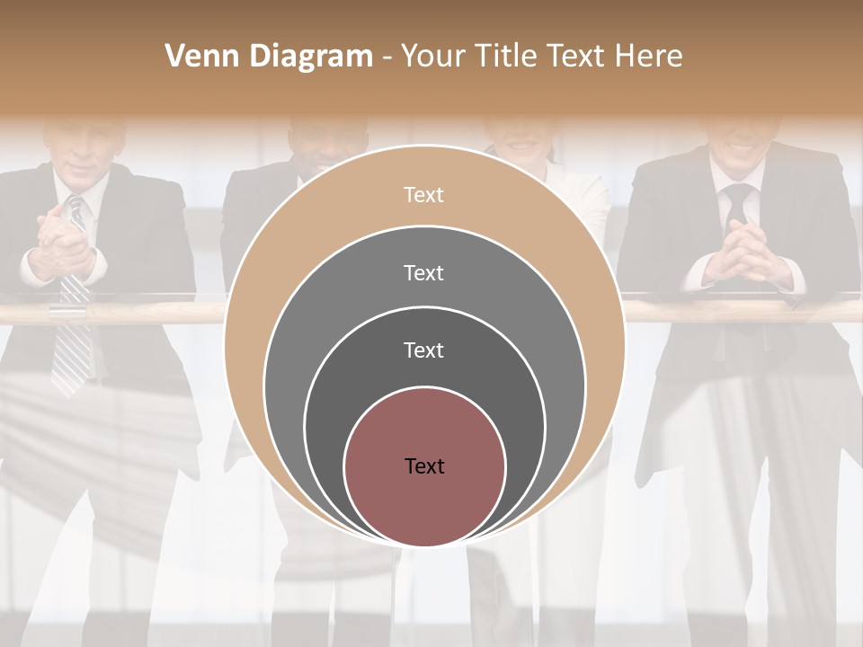 African Descent Team Financial Advisor PowerPoint Template