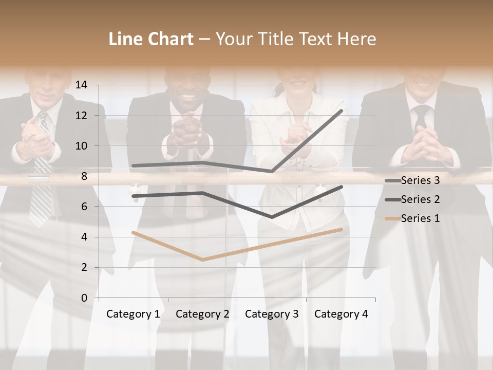 African Descent Team Financial Advisor PowerPoint Template