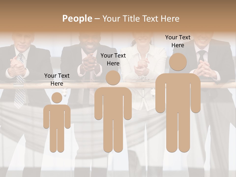 African Descent Team Financial Advisor PowerPoint Template