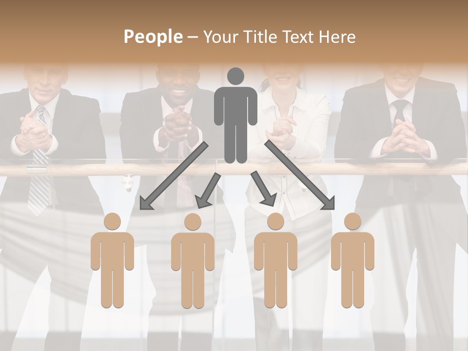 African Descent Team Financial Advisor PowerPoint Template