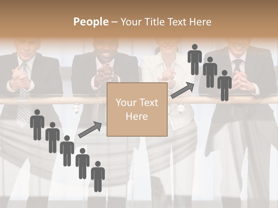 African Descent Team Financial Advisor PowerPoint Template