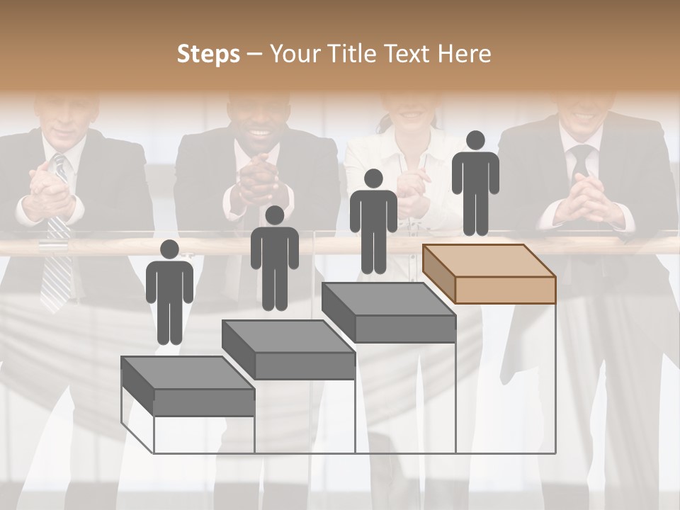 African Descent Team Financial Advisor PowerPoint Template