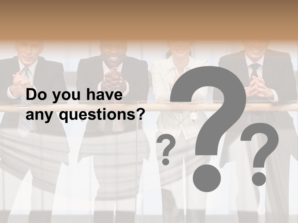 African Descent Team Financial Advisor PowerPoint Template