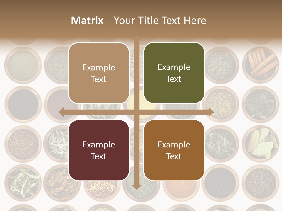 Cinnamon Variation Menu PowerPoint Template