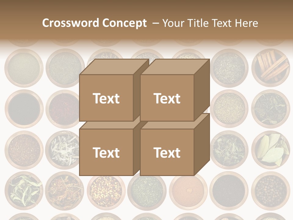 Cinnamon Variation Menu PowerPoint Template