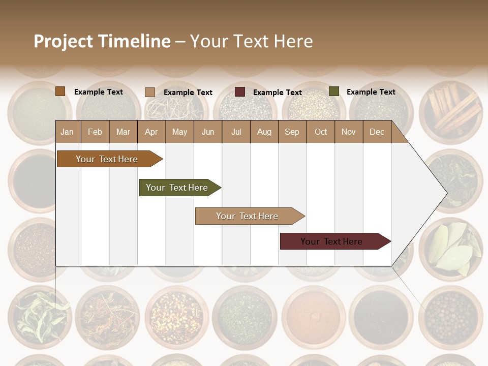 Cinnamon Variation Menu PowerPoint Template