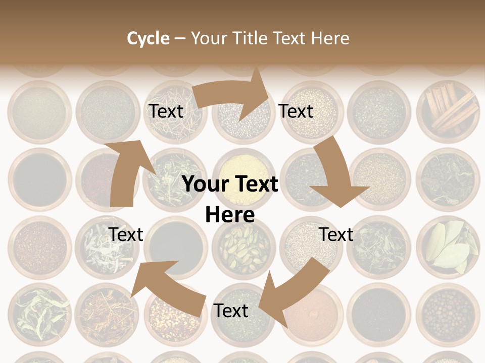 Cinnamon Variation Menu PowerPoint Template