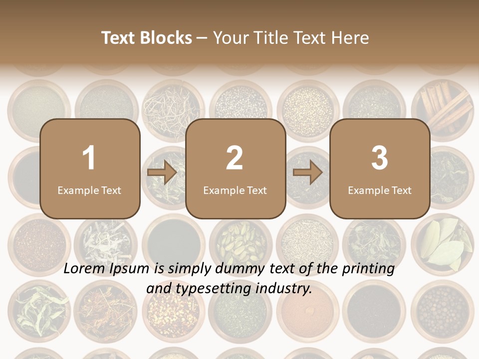 Cinnamon Variation Menu PowerPoint Template