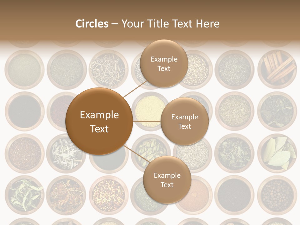 Cinnamon Variation Menu PowerPoint Template