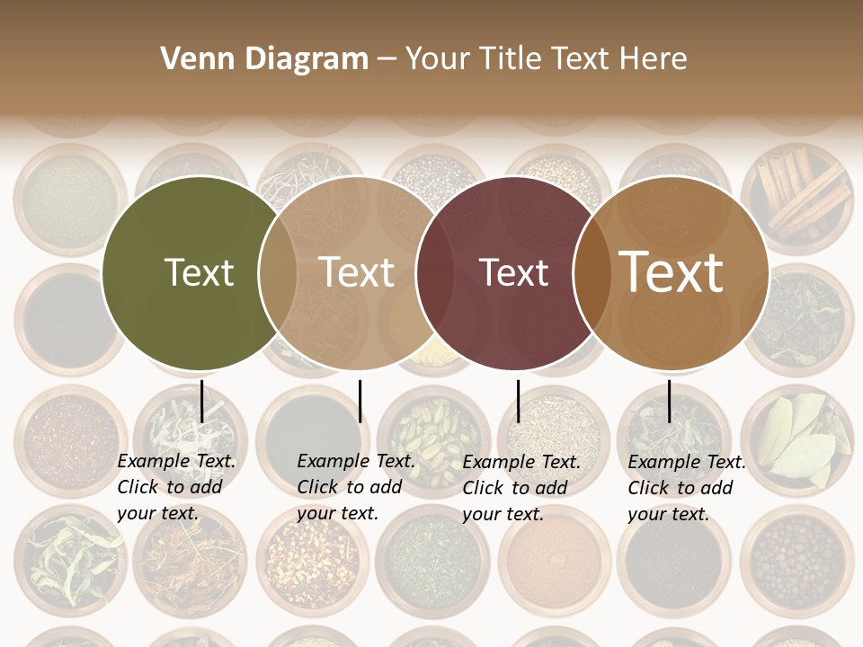 Cinnamon Variation Menu PowerPoint Template
