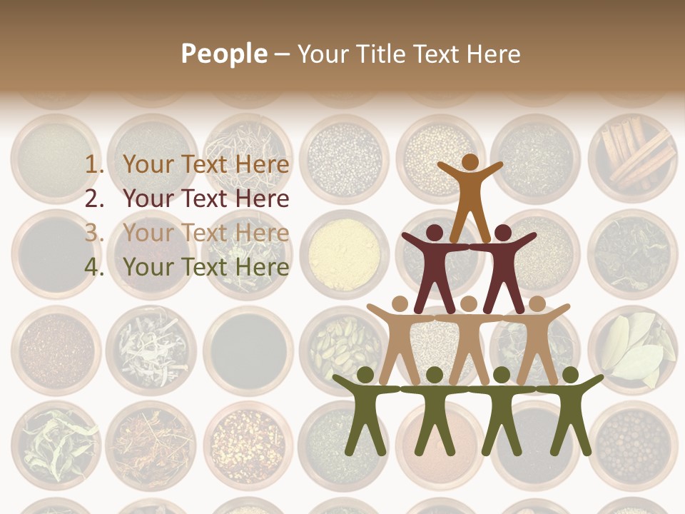 Cinnamon Variation Menu PowerPoint Template