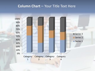 People Concentration Laptop PowerPoint Template