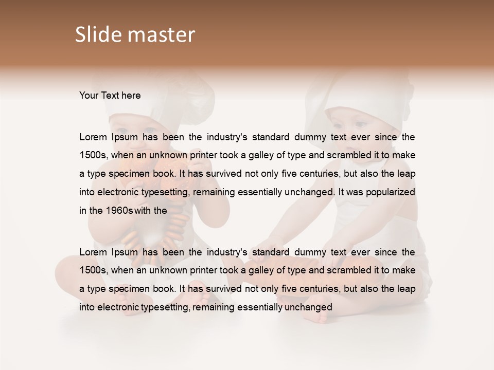 Eating Little Two PowerPoint Template