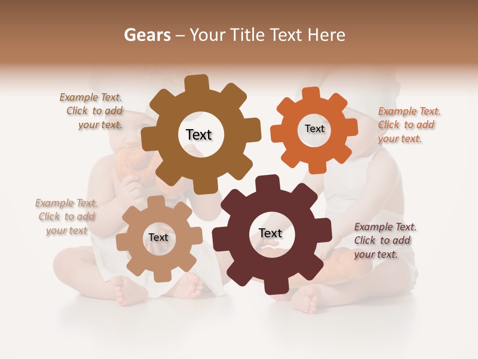 Eating Little Two PowerPoint Template